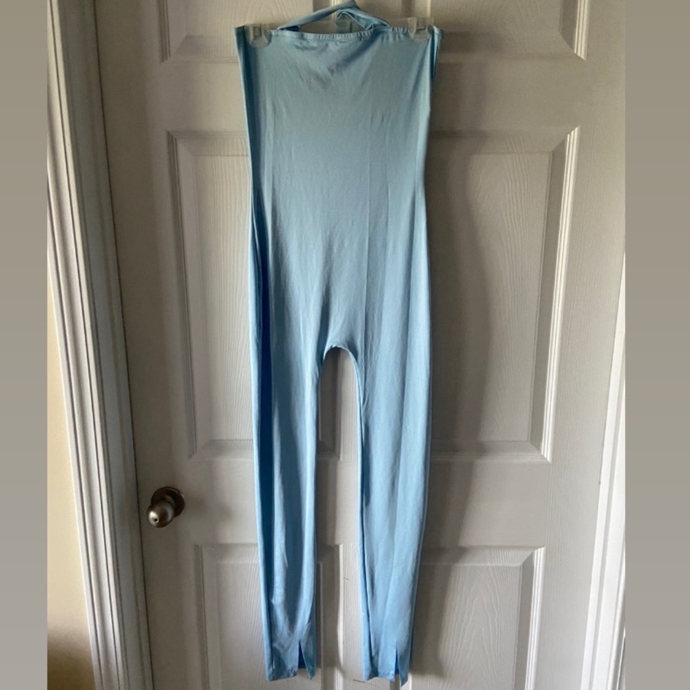 Blue bird jumpsuit